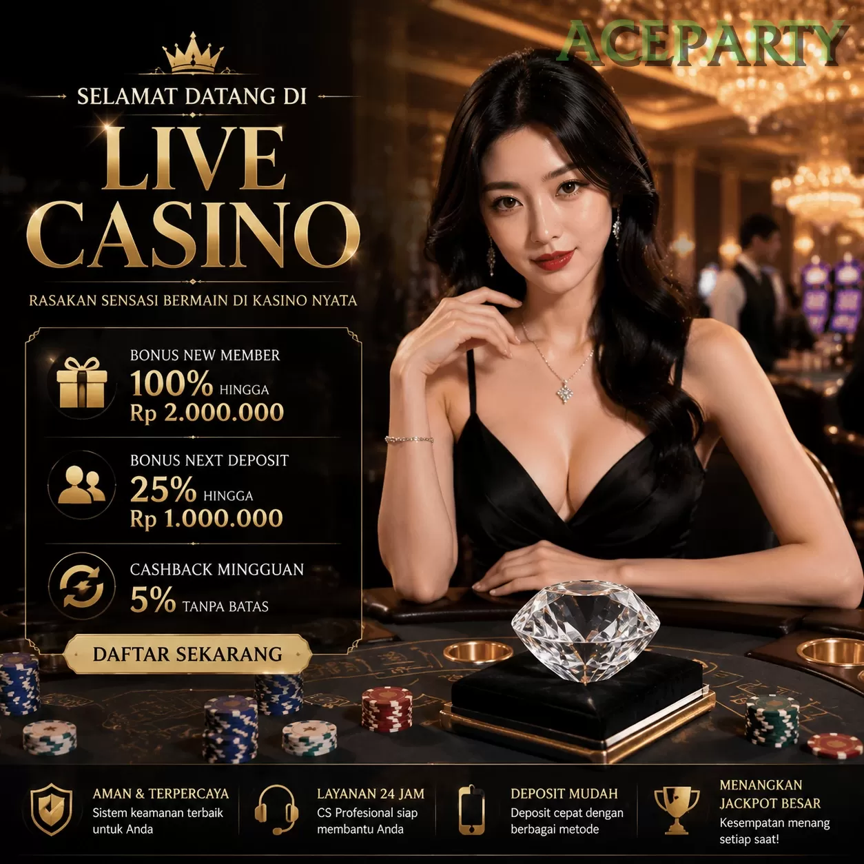 WELCOME BONUS NEW MEMBER 50_ promotion image